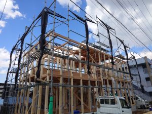 入間市仏子　N様邸建て方